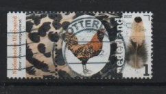 johnz ‹(•¿•)› nl # m0059 kip tab, Ophalen of Verzenden, Na 1940, Gestempeld
