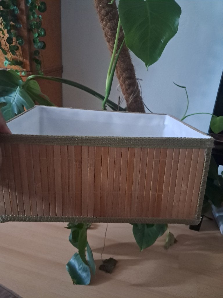 Bamboe badkamermand, Ophalen, Overige typen, 50 tot 100 cm, Minder dan 100 cm