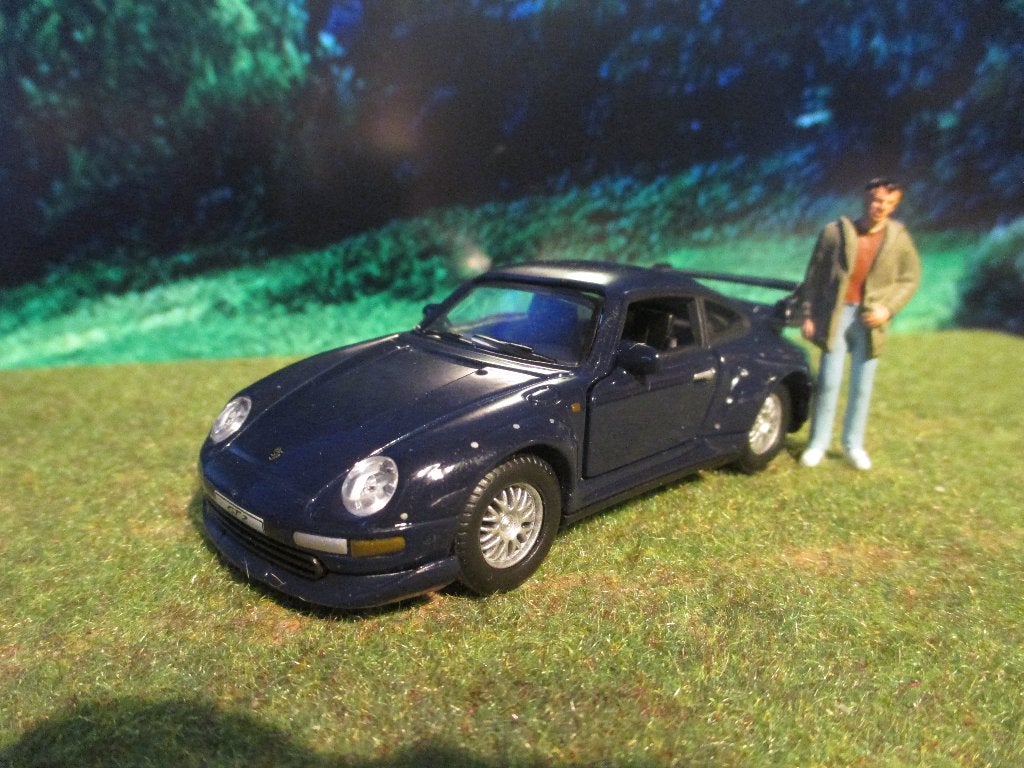 1/43 Porsche 993 911 Carrera GT2 - DeAgostini, Ophalen of Verzenden, Zo goed als nieuw, Auto, Overige merken