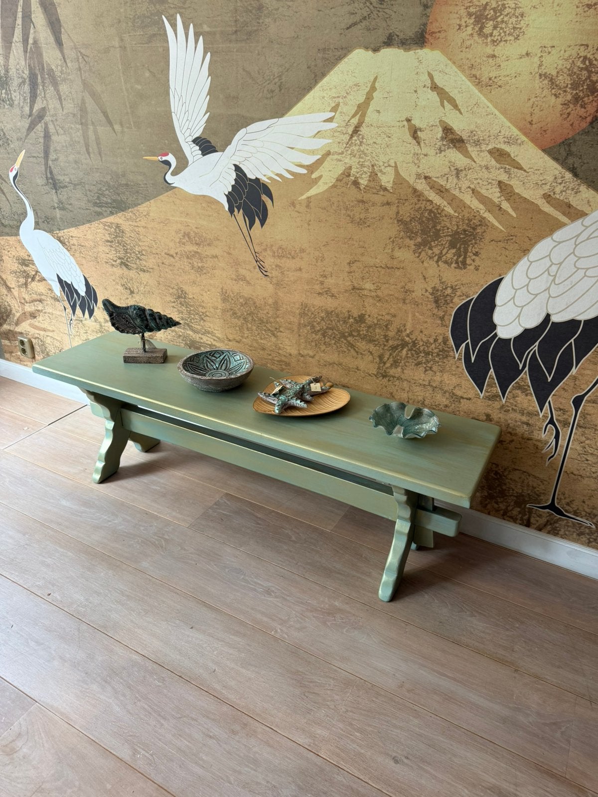 Gerestyled bankje of salontafel, Ophalen, Wouwww by Janou, Hout, Vlierboomstraat 579 Den Haag