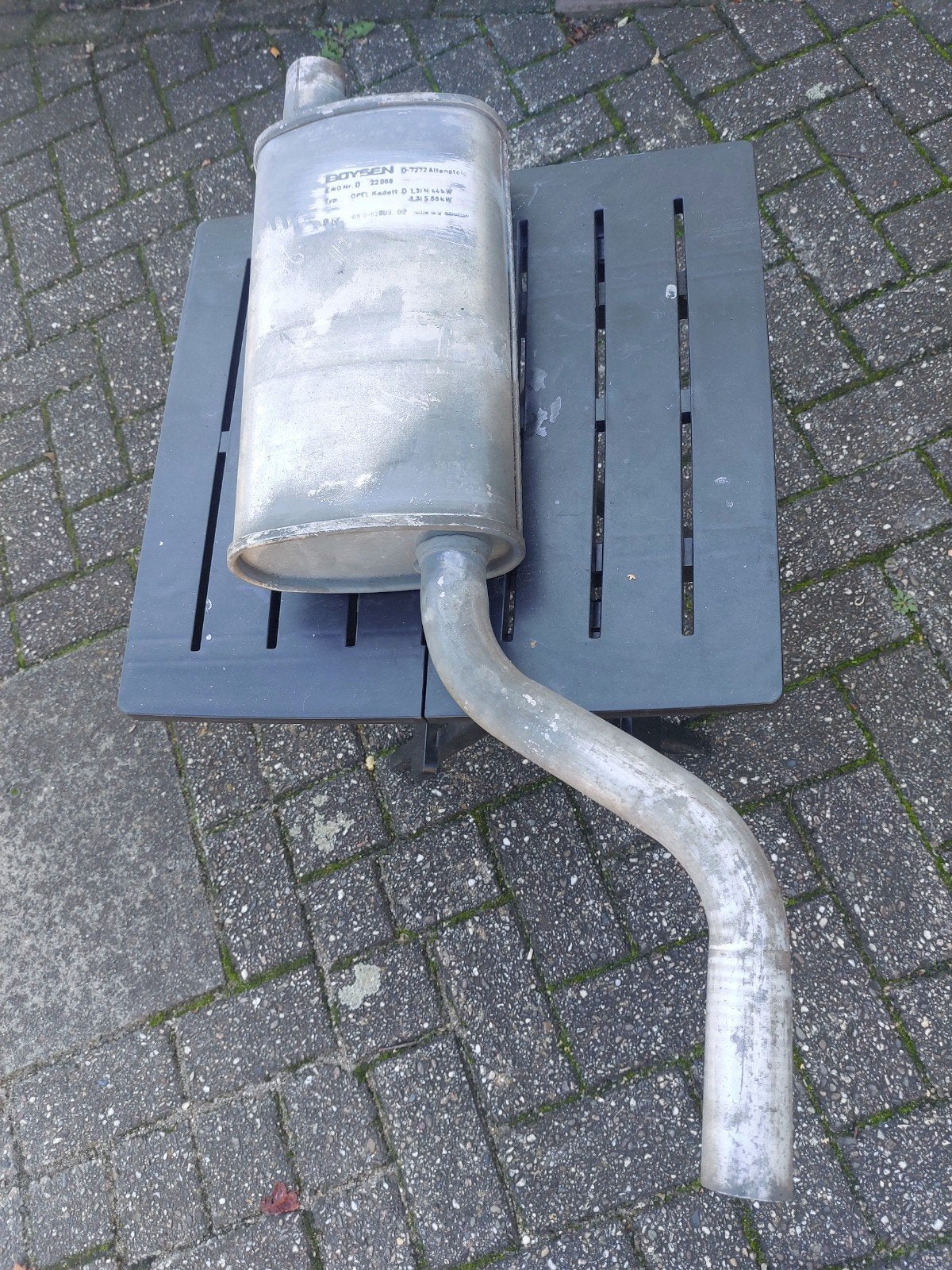 Achterdemper Opel kadett D, Auto-onderdelen, Uitlaatsystemen, Ophalen, Nieuw, Opel