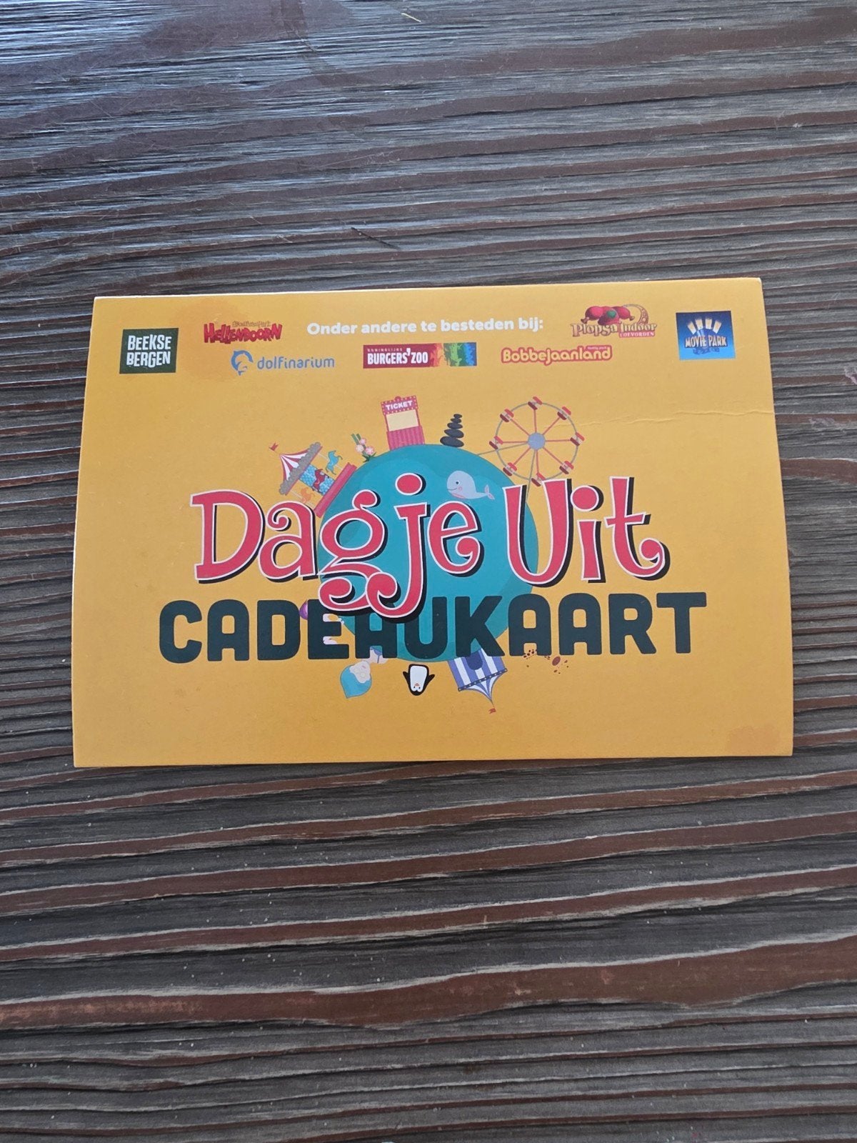 Dagje uit cadeaukaart, Drie personen of meer, Cadeaubon