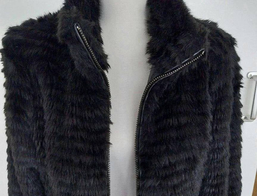 Beaumont Amsterdam Faux Fur Imitatiebont jas maat 40 Zwart, Ophalen of Verzenden, Zo goed als nieuw, Maat 38/40 (M), Zwart
