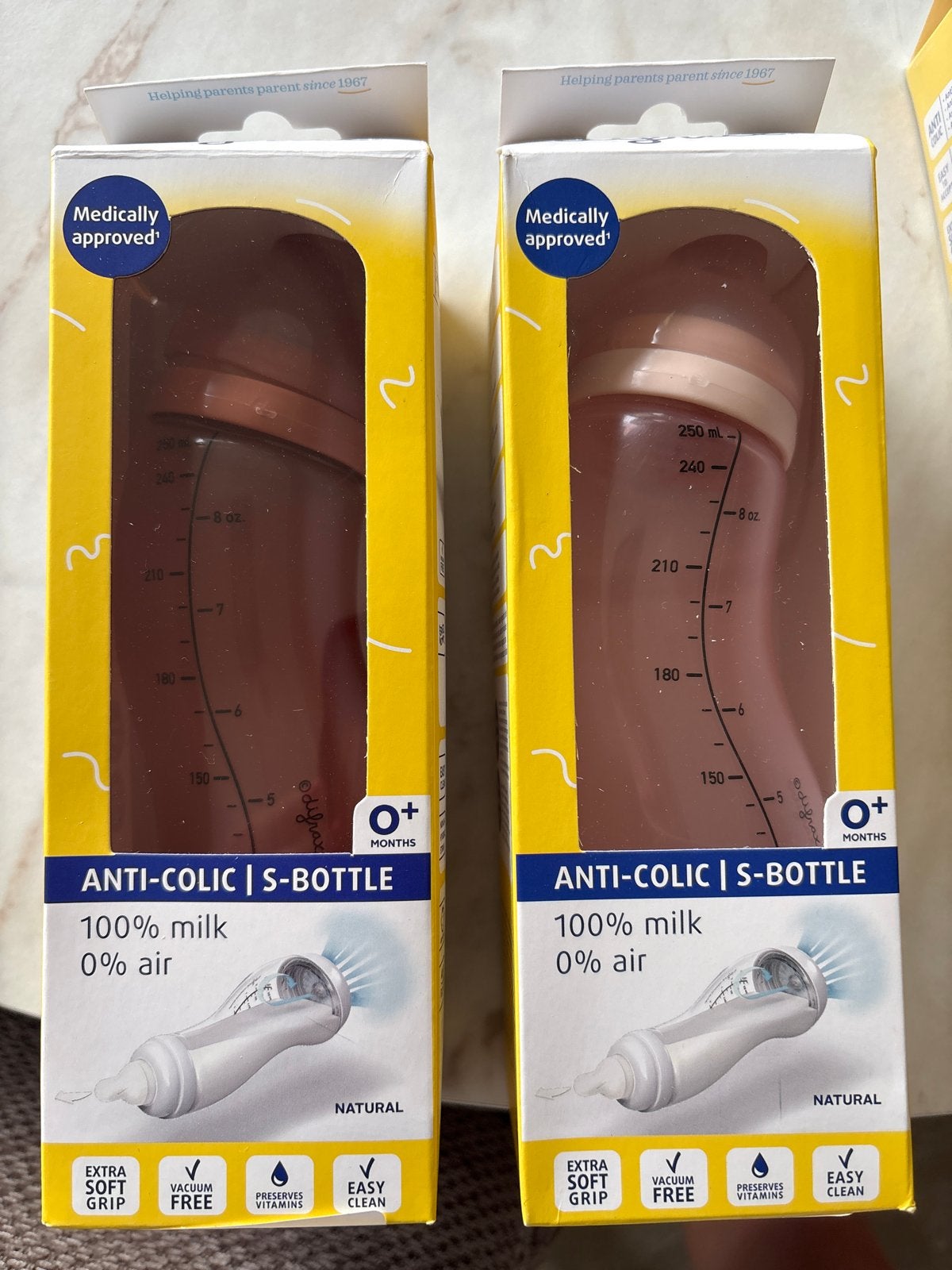 Difrax Anti-Colic S-fles 0+ maanden (250 ml), Difrax, Nieuw, Ophalen of Verzenden, Babyfles
