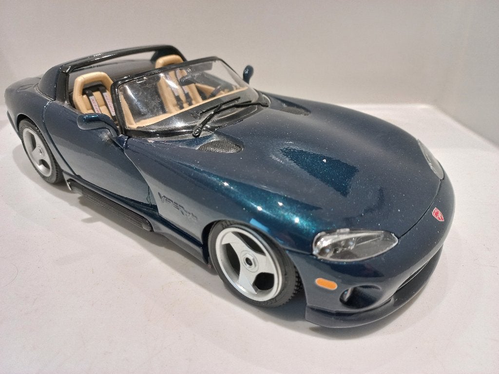 Dodge Viper RT/10 Dark Green Bburago 1:18 modelauto 133, Ophalen of Verzenden, Zo goed als nieuw, Auto, Bburago