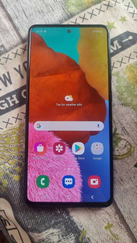 Samsung Galaxy A51 - 128GB - Zwart, Telecommunicatie, Mobiele telefoons | Samsung, Gebruikt, Zwart, Touchscreen, Ophalen of Verzenden