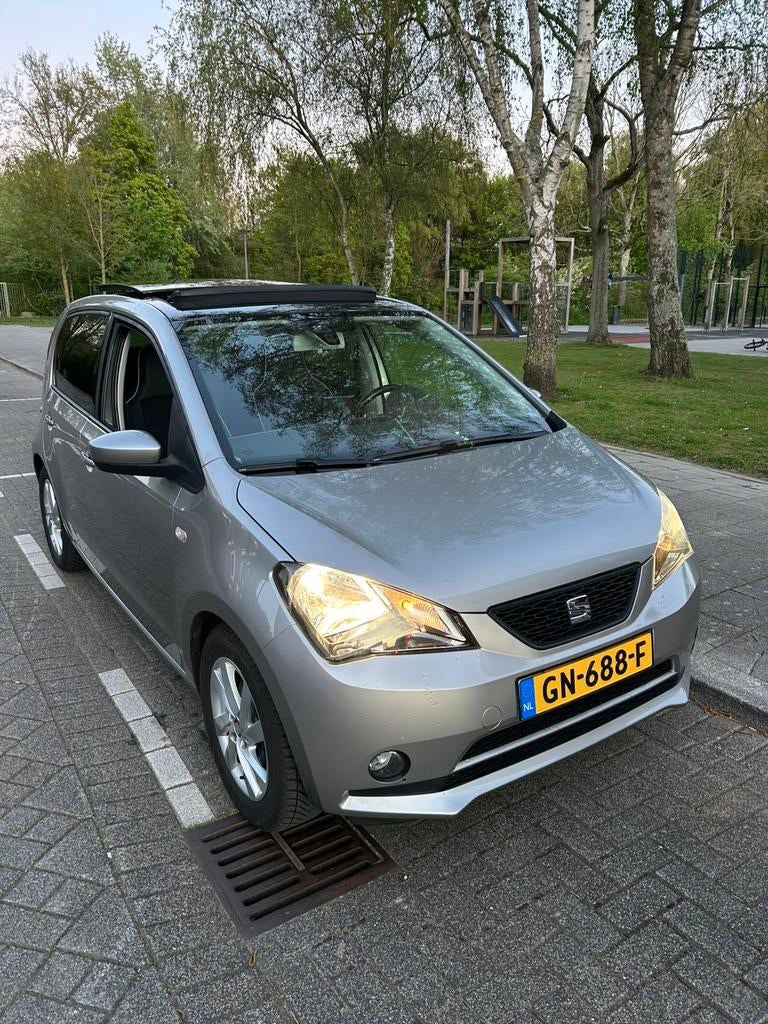 Seat Mii 1.0 Sport Connect, Panorama, Cruise Control, VOL!, Auto's, Voorwielaandrijving, Zwart, 840 kg, Mii