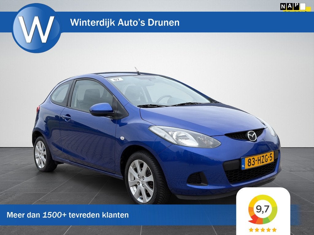 Mazda 2 1.3 S-VT Touring Airco|Carplay|Mazda Onderhouden|NAP, Auto's, Voorwielaandrijving, Gebruikt, 31 €/maand, 4 cilinders