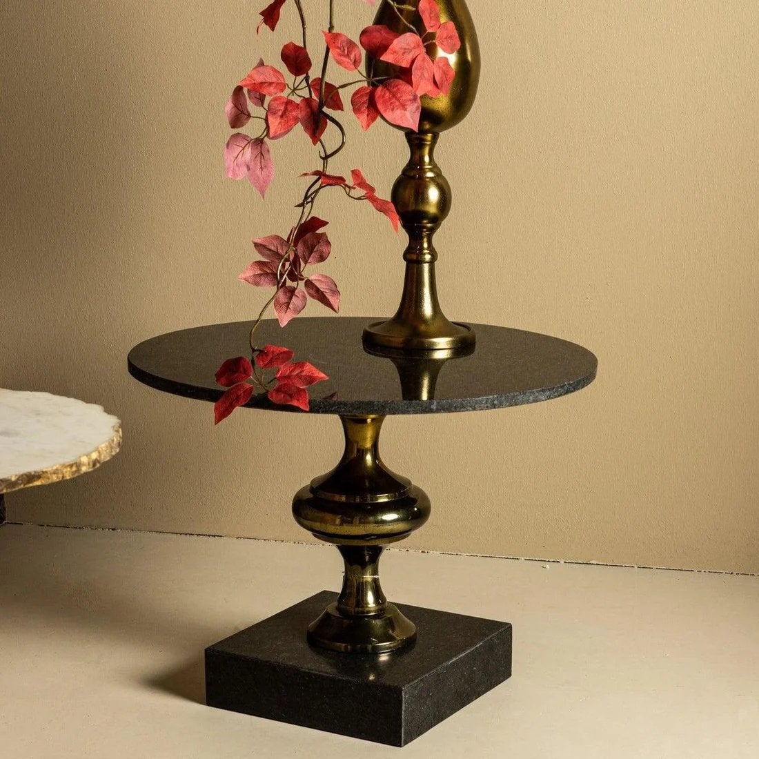 tafel PTMD marmer, Ophalen, Rond, Nieuw, 50 tot 100 cm