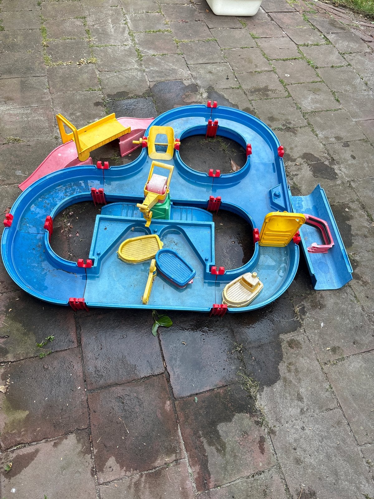Waterbaan met accesoires, Ophalen, Gebruikt