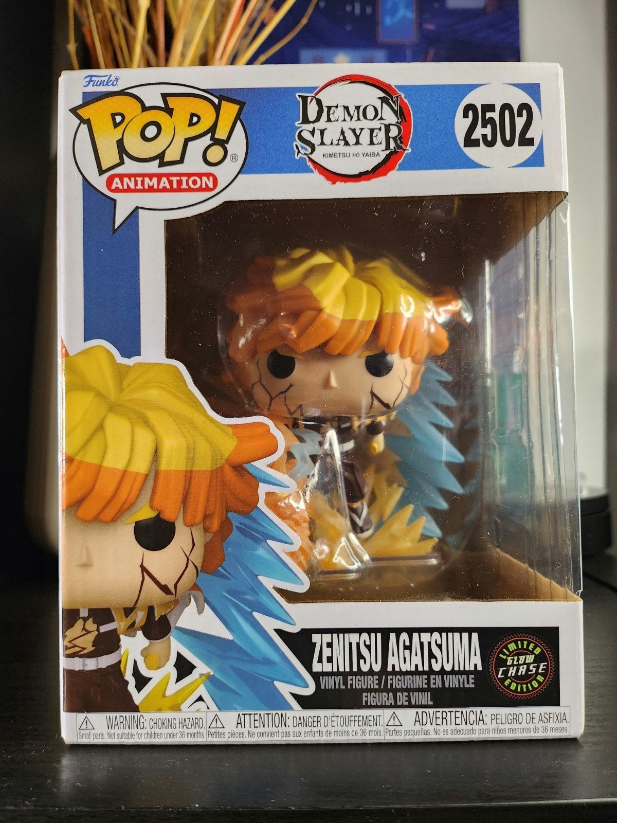 Funko Pop Zenitsu Agatsuma 2502 Glow Chase Demon Slayer, Ophalen of Verzenden, Nieuw