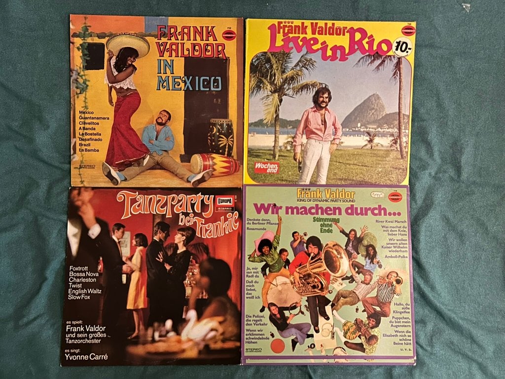 7 LP's Frank Valdor (ook per stuk te koop), 1960 tot 1980, Gebruikt, Ophalen of Verzenden, 12 inch