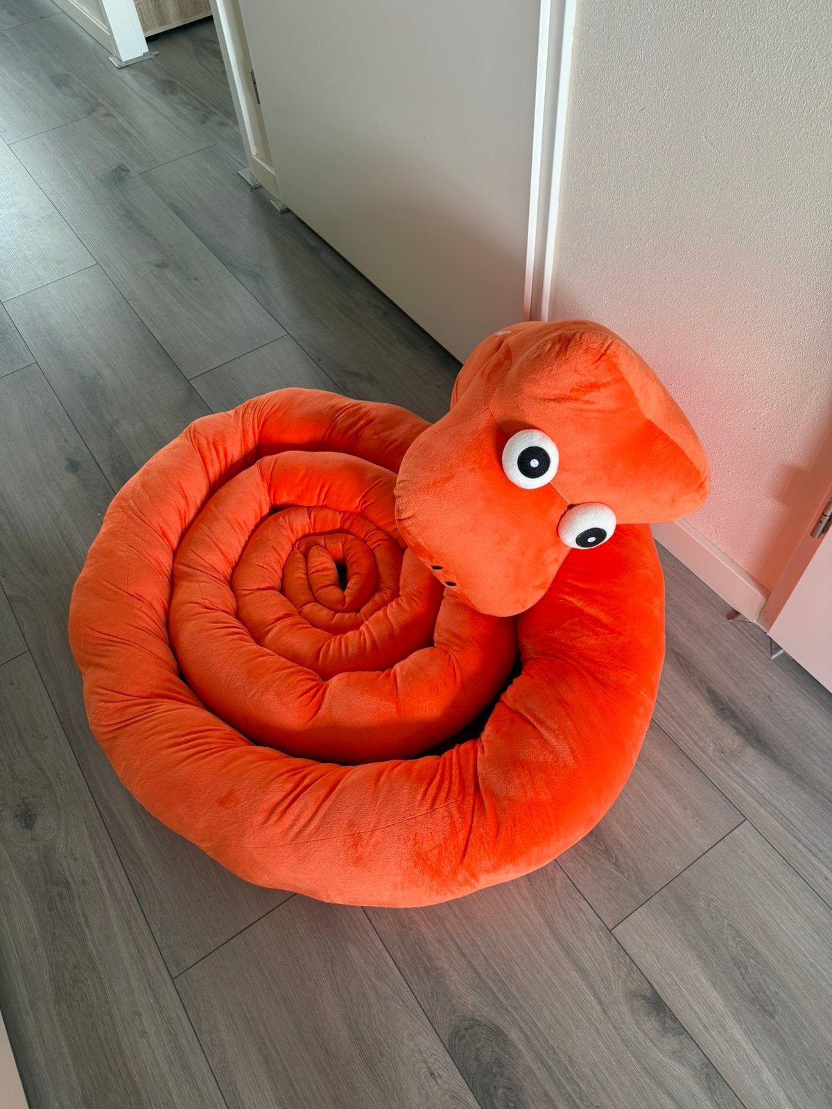 Oranje koorts!! 6,5 meter lange oranje slang., Kinderen en Baby's, Speelgoed | Knuffels en Pluche, Ophalen, Oranje, Overige typen