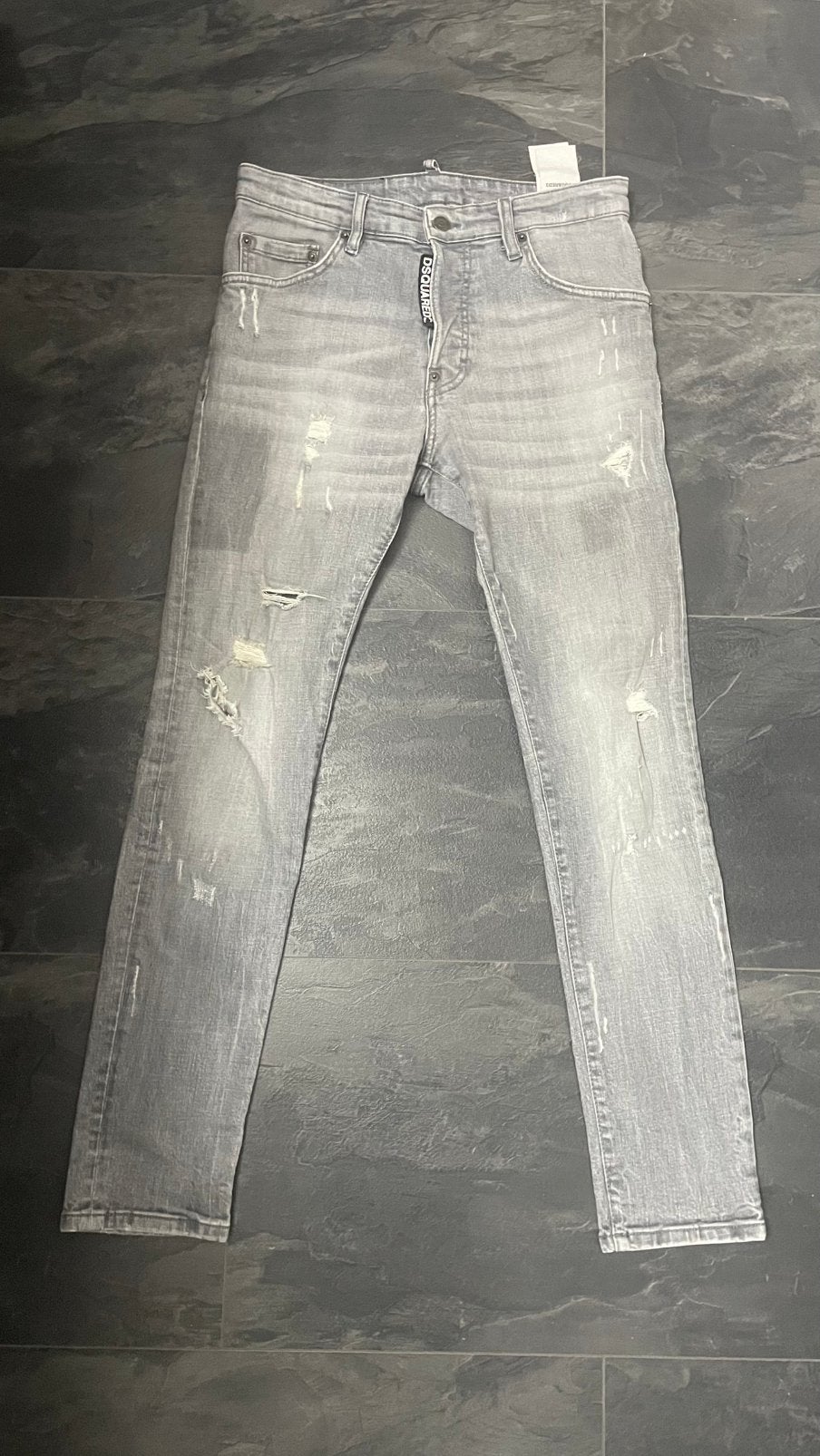 Dsquared broek maat 44, Kleding | Heren, Ophalen of Verzenden, Zo goed als nieuw, Grijs, W32 (confectie 46) of kleiner
