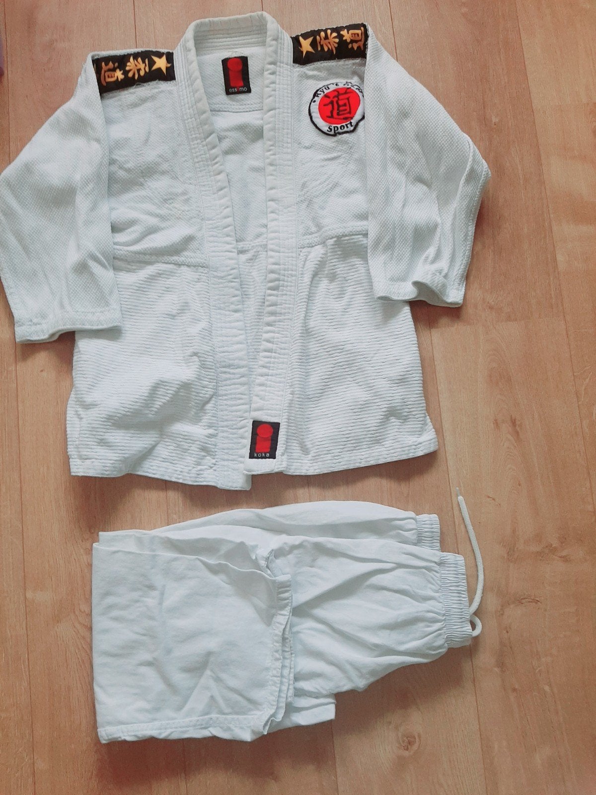 Judopak Ryu 't Gooi maat 150, Gebruikt, Maat XS of kleiner, Judo, Vechtsportpak