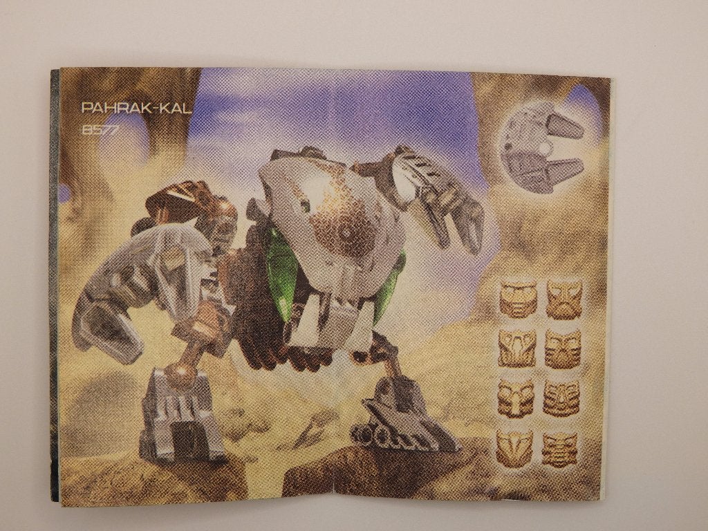 Lego 8576 Lehvak-Kal, Inclusief instructies, Gebruikt, Bionicle, Lego