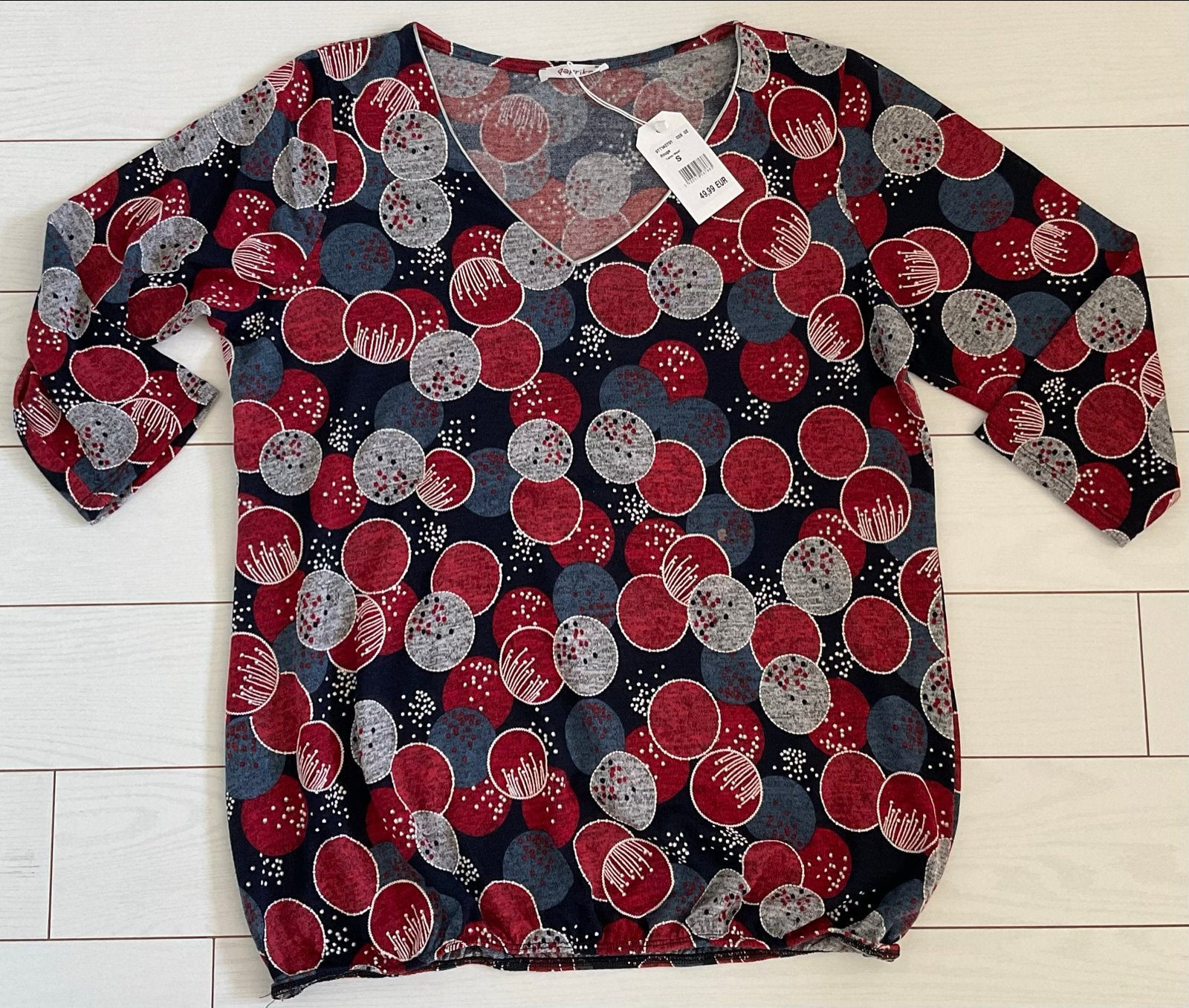 Nieuwe Paprika blouse maat S, Meerkleurig, Nieuw, Ophalen of Verzenden, Korte mouw
