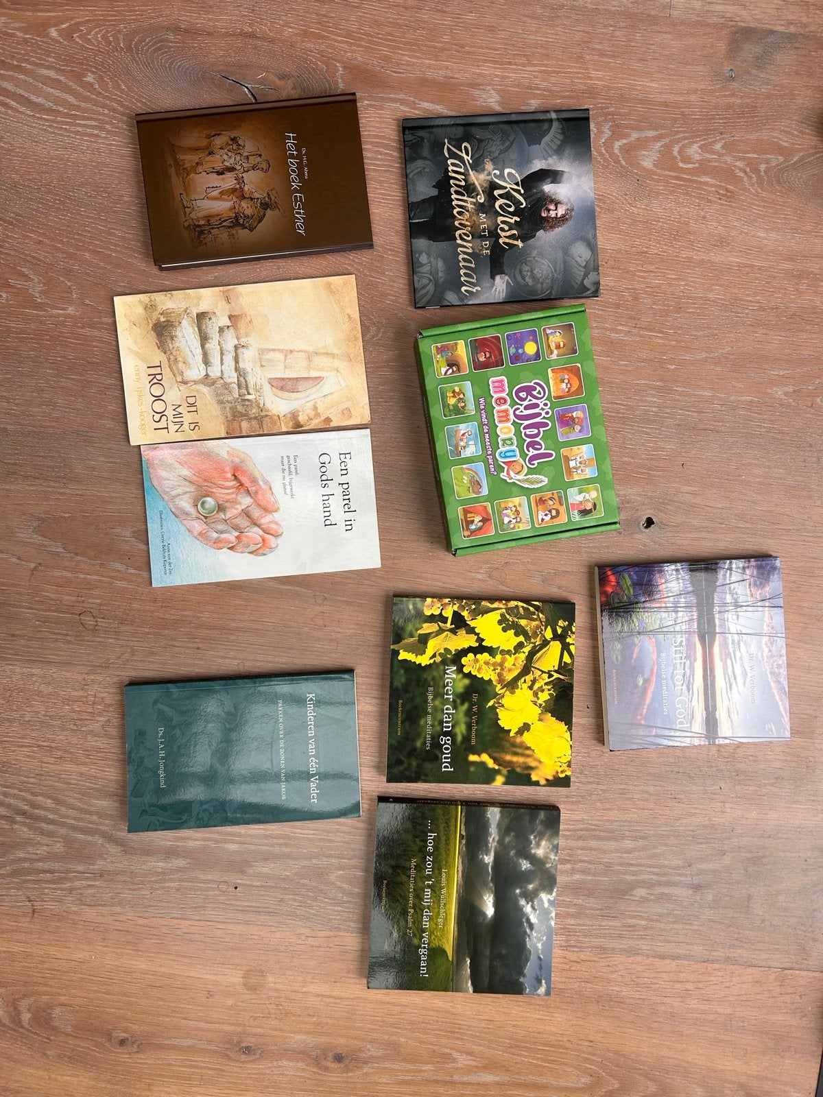 Diverse Christelijke Boeken en Bijbel Memory Spel, Ophalen of Verzenden, Zo goed als nieuw, Christendom | Protestants