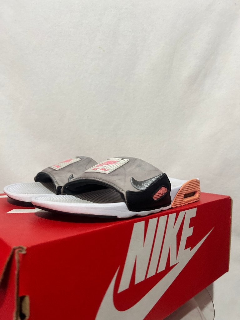 ALS NIEUW! Maat 40,5 - Nike Air Max 90 Slide White Rose Grey, Slippers, Overige kleuren, Verzenden, Nike