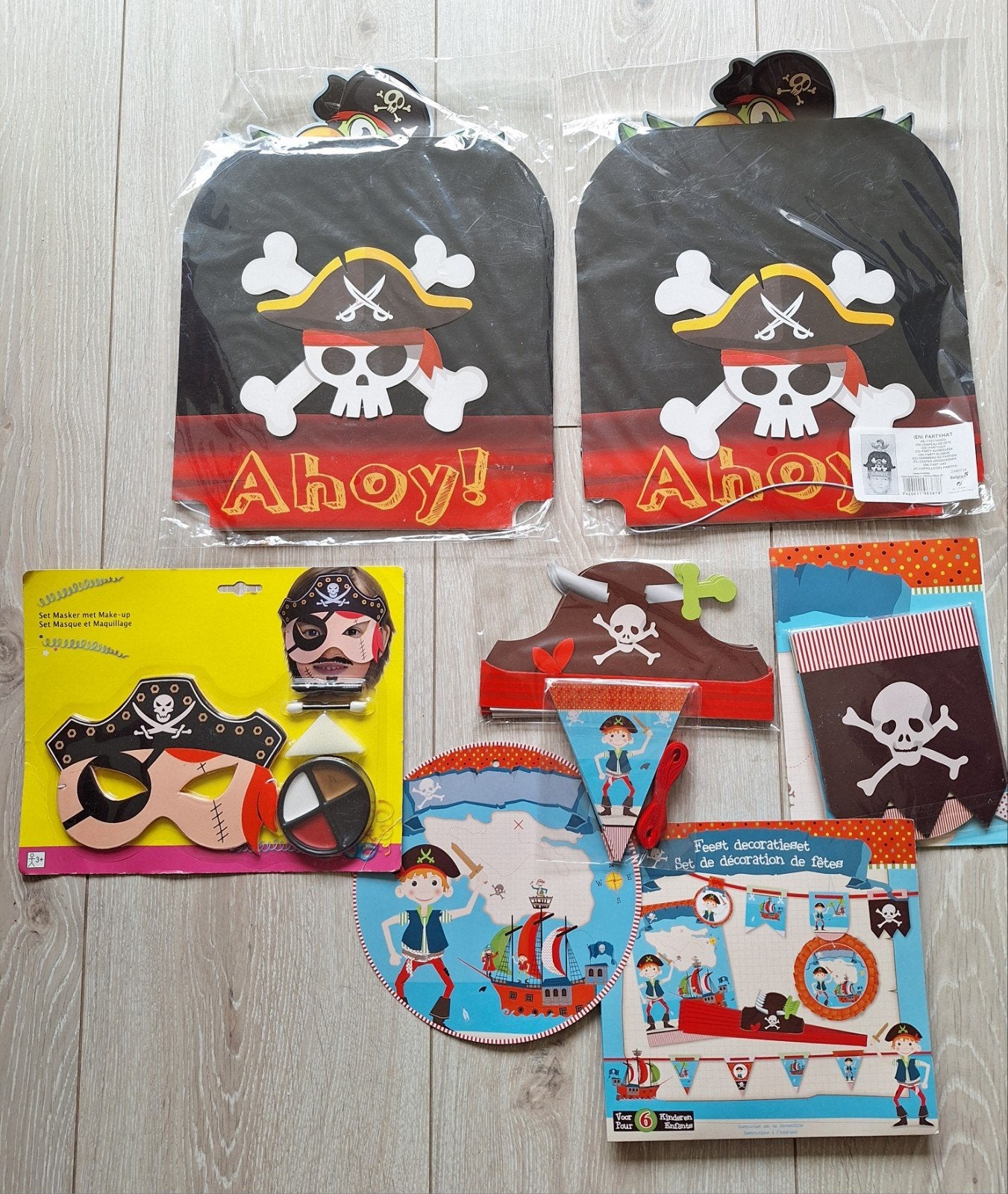 Piraten Verjaardagsfeestpakket, Ophalen of Verzenden, Nieuw, Versiering, Verjaardag