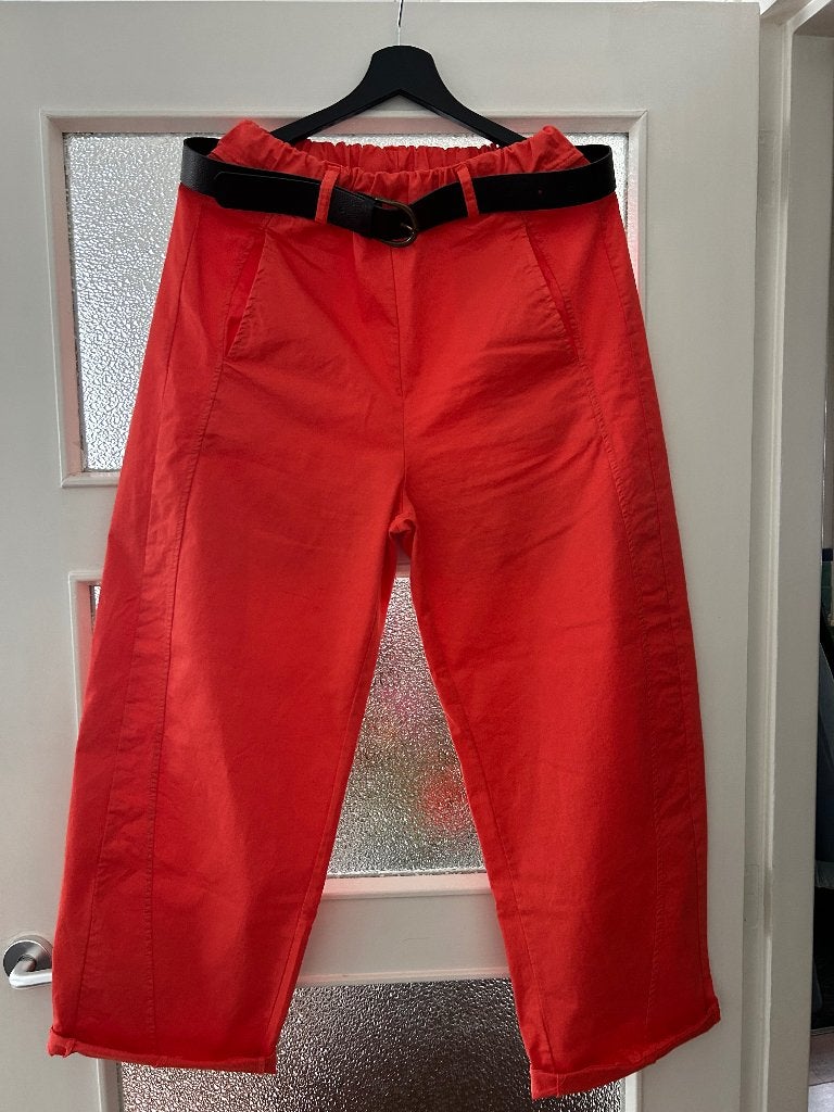 Nieuwe Barrel broek te dragen tm maat 44, Maat 42/44 (L), Nieuw, Oranje, Ophalen of Verzenden
