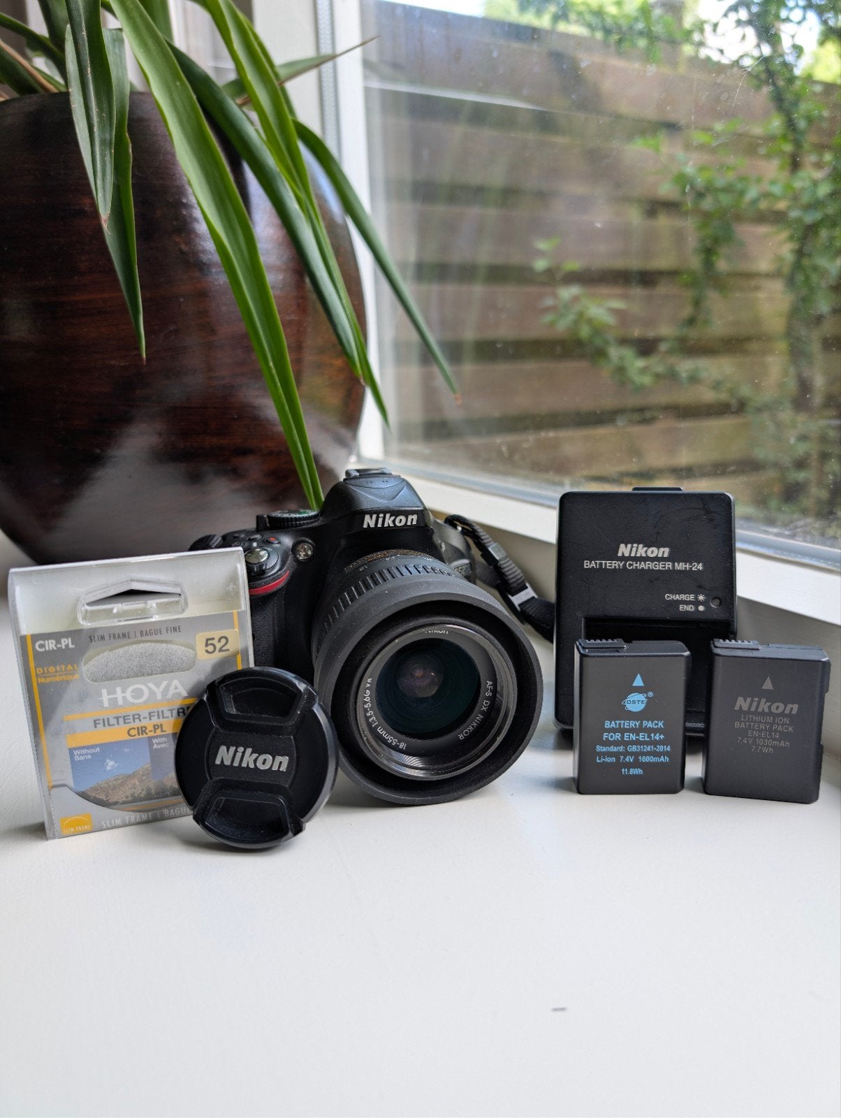 Nikon D5200 kit compleet met 18-55mm lens en accessoires, Spiegelreflex, Ophalen of Verzenden, Zo goed als nieuw, Nikon