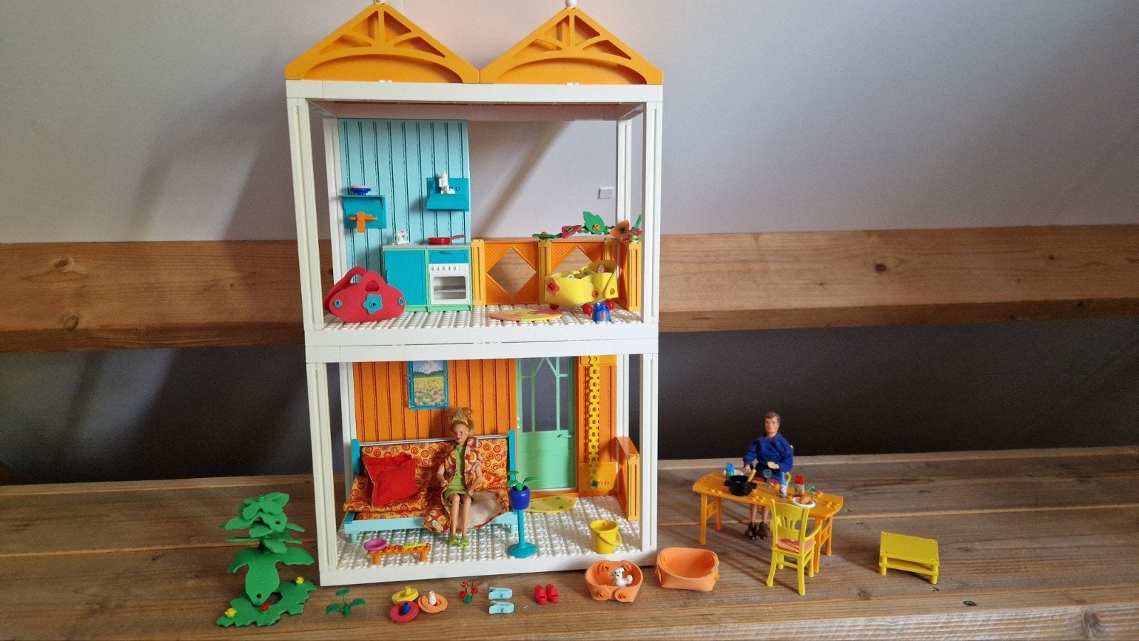 Lego Scala poppenhuis, paardenstal en ski-set, Kinderen en Baby's, Ophalen of Verzenden, Gebruikt