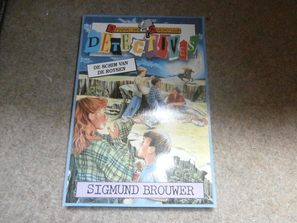 Boek De schim van de rotsen Detectives Sigmund Brouwer, Boeken, Ophalen of Verzenden, Zo goed als nieuw, Sigmund Brouwer