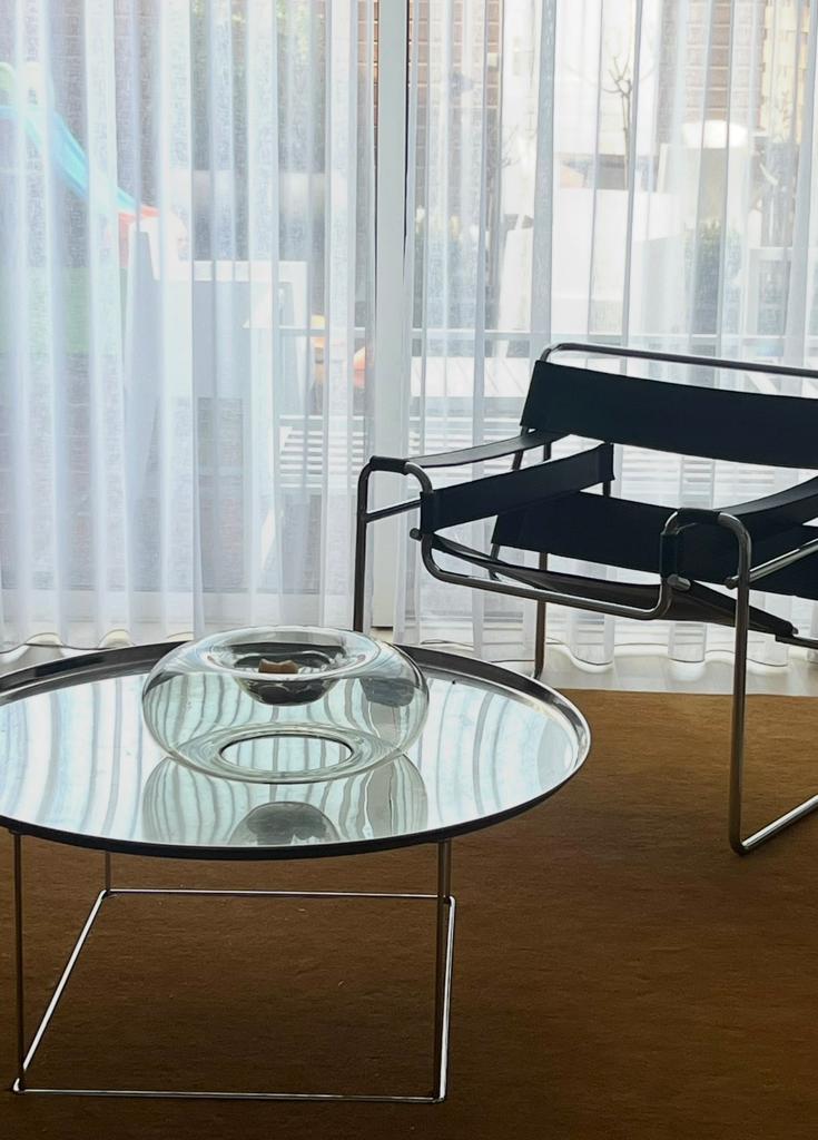 B&B italia fat fat salon tafel, Huis en Inrichting, Ophalen, Gebruikt, 50 tot 100 cm, Rond