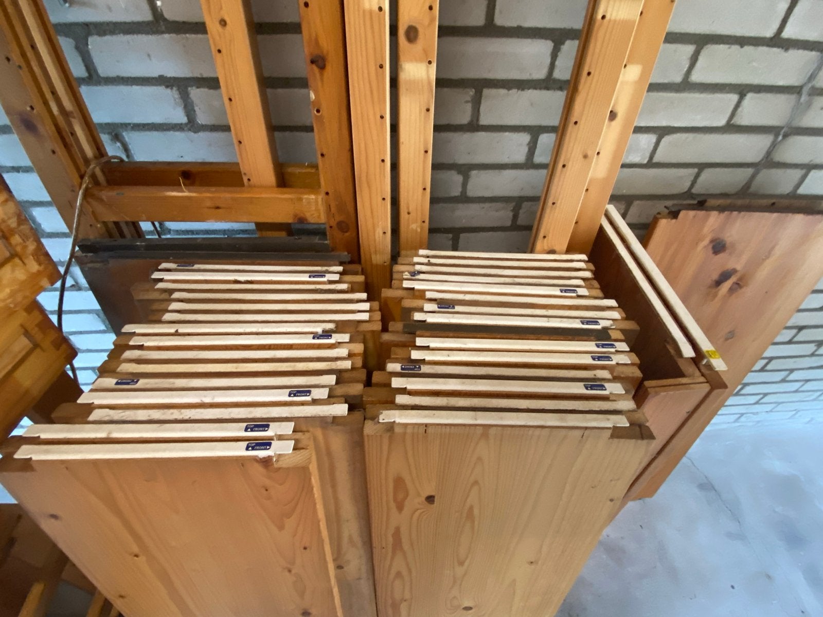 Lundia stelling met 38 planken en ladenblok, Huis en Inrichting, Ophalen, Gebruikt, Lundia, Lundia