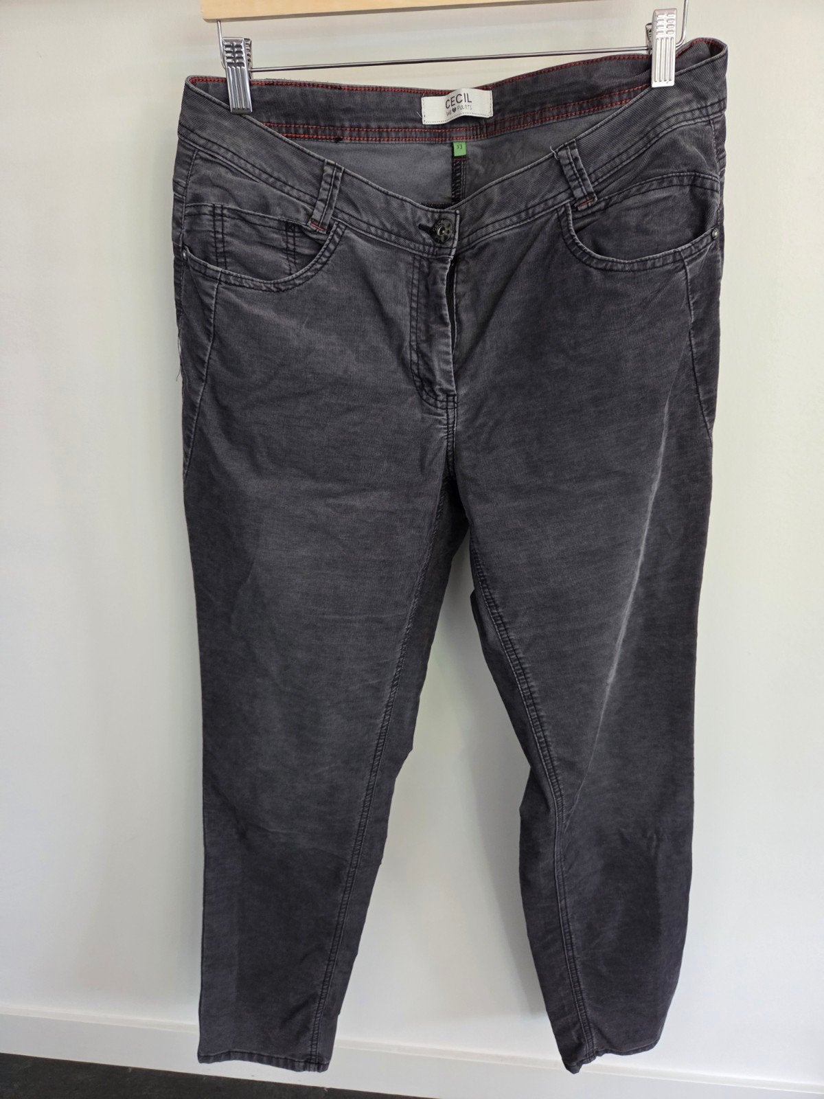 Cecil damesbroek maat 33, grijs, Kleding | Dames, Maat 42/44 (L), Ophalen of Verzenden, Grijs, Lang
