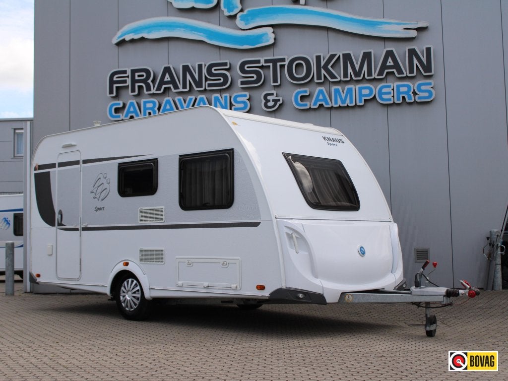 Knaus Sport 420 QD Mover Voortent Fietsenrek Hordeur, Caravans en Kamperen, Caravans, Bedrijf, Treinzit, 4 tot 5 meter, Knaus