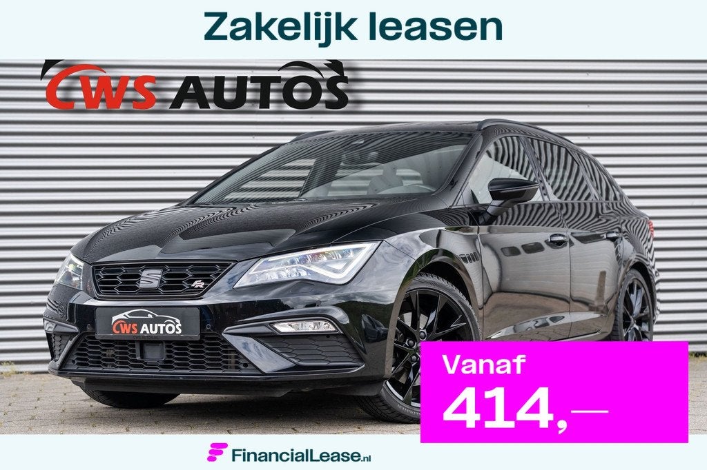Seat LEON 1.5 TSI FR Ultimate Edition BLACK*VIRTUAL*ACC*DCC*, 4 cilinders, 150 pk, 620 kg, Zwart
