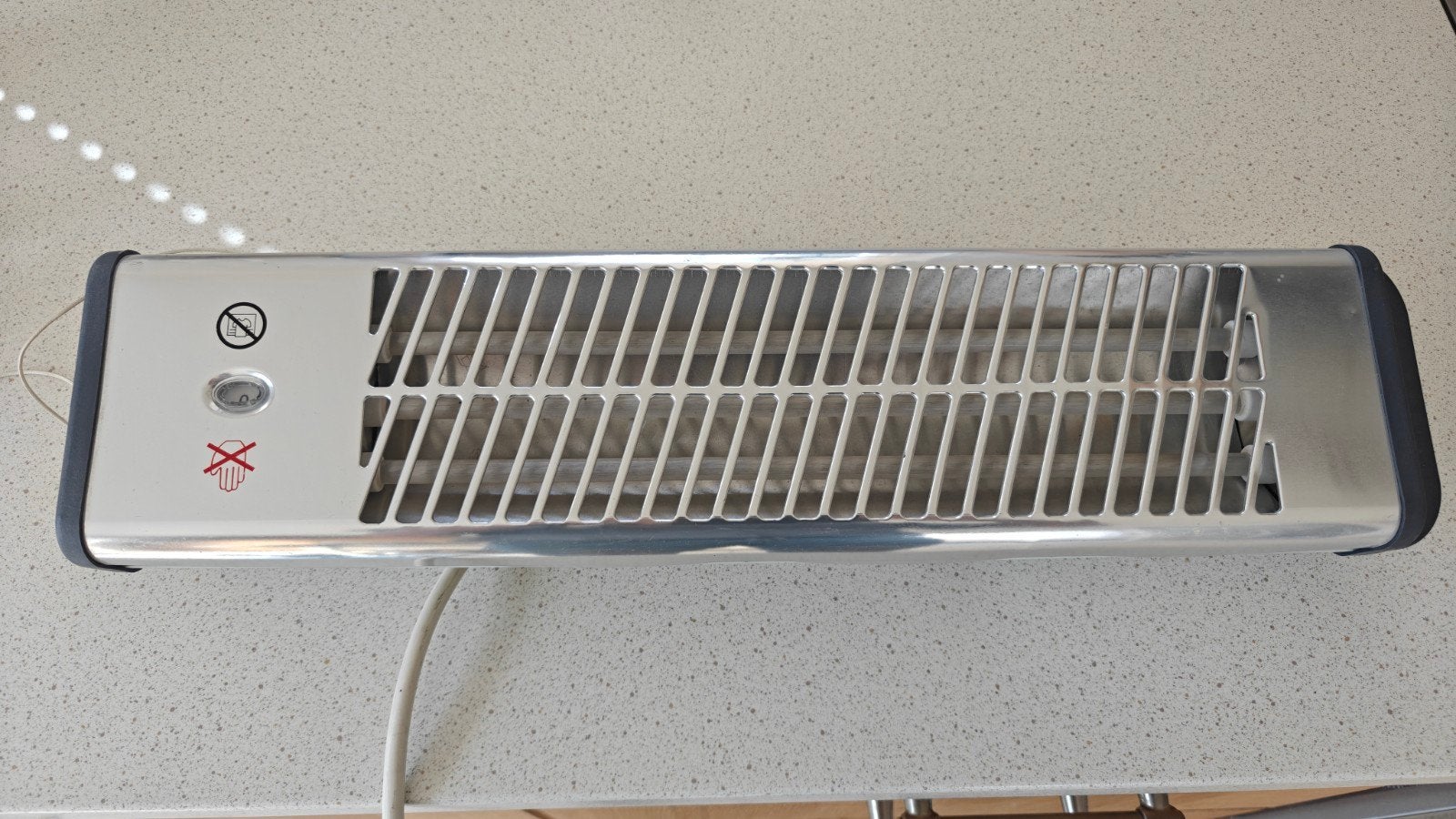 Badkamer straalkachel / infrarood radiator 1500W, Minder dan 30 cm, Kachel, Minder dan 60 cm, Ophalen of Verzenden