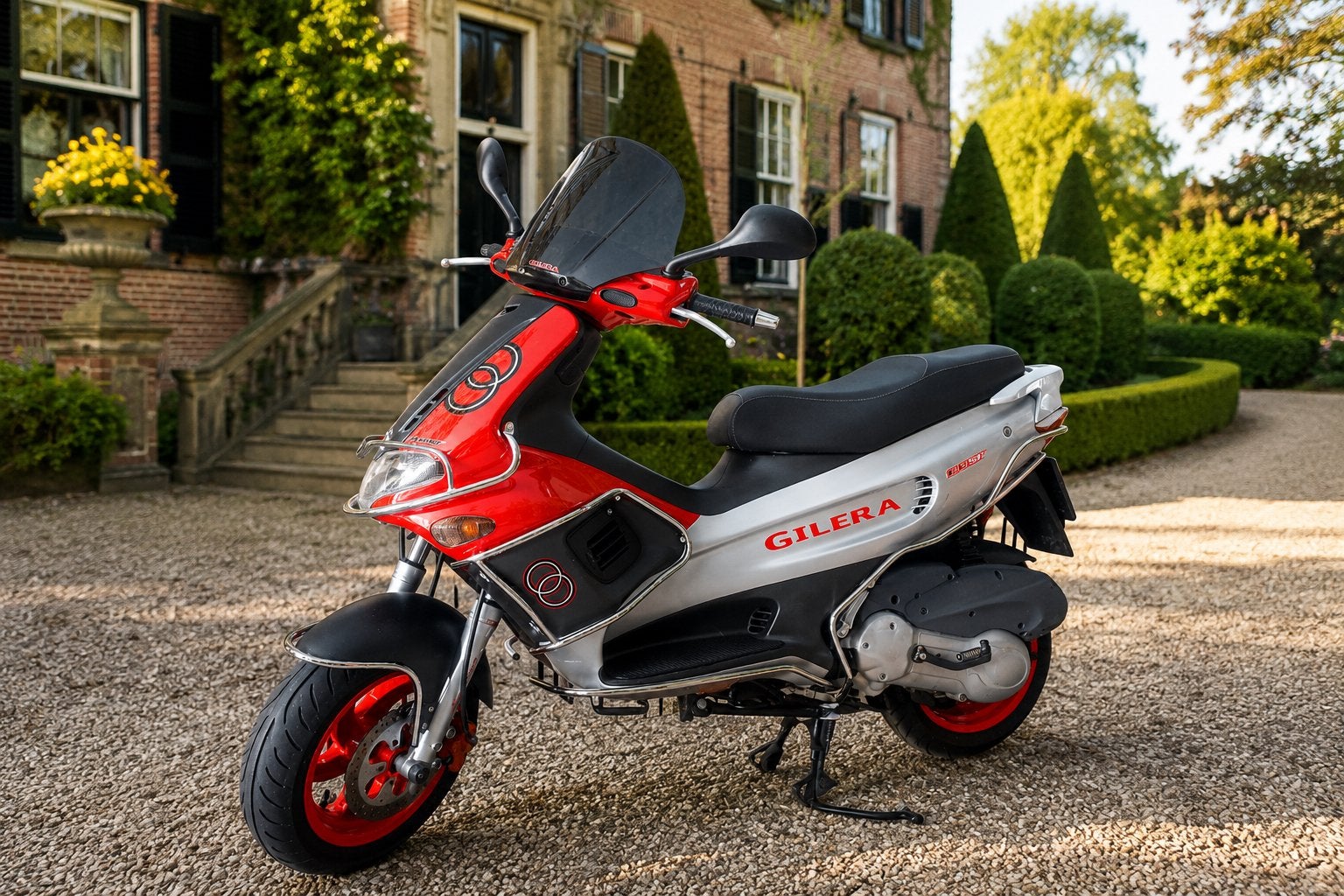 Gilera Runner Beugelset sierbeugels valbeugels 50 125 180cc, Motoren, Ophalen of Verzenden