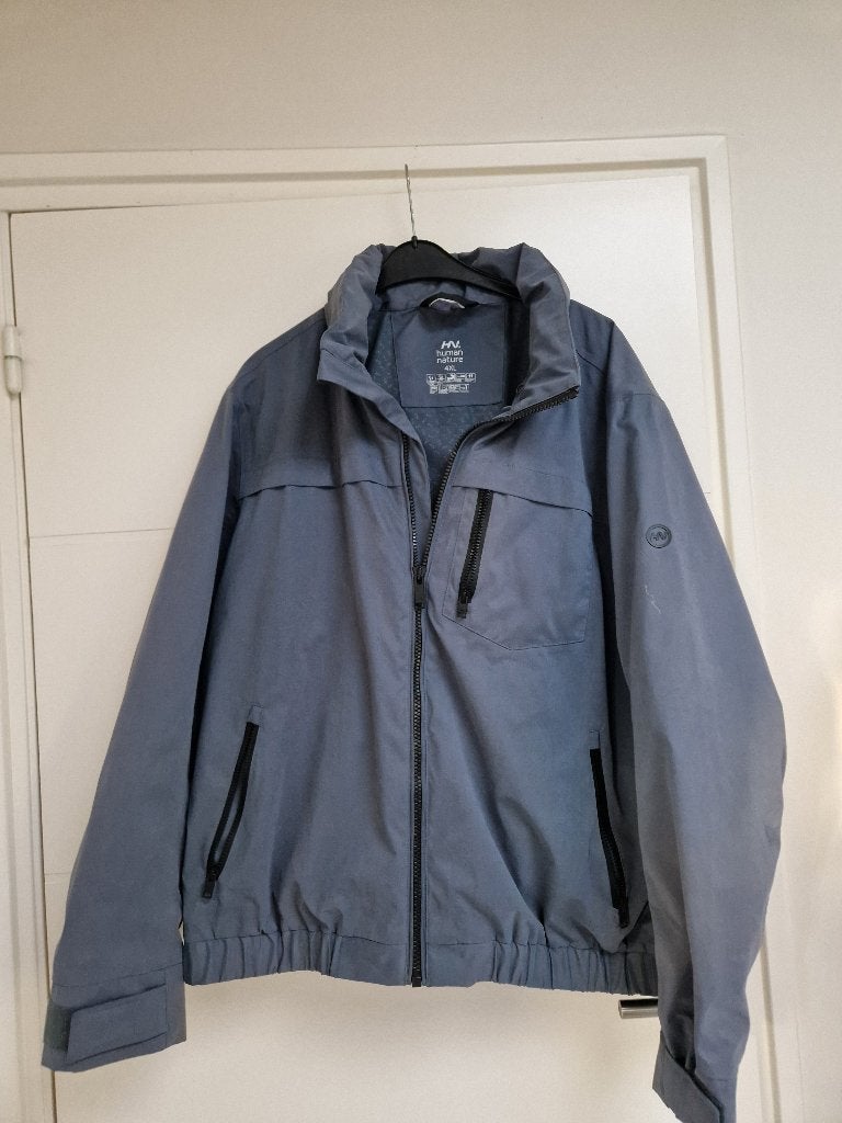 Human nature grijze jas / jack, maat 4XL, Kleding | Heren, Grote Maten, Ophalen of Verzenden, Grijs, Human Nature, Jas of Mantel