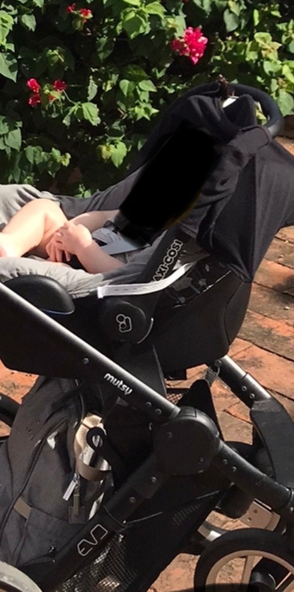 Mutsy Evo kinderwagen met Maxi-Cosi en reiswieg, Gebruikt, Ophalen of Verzenden, Combiwagen, Mutsy