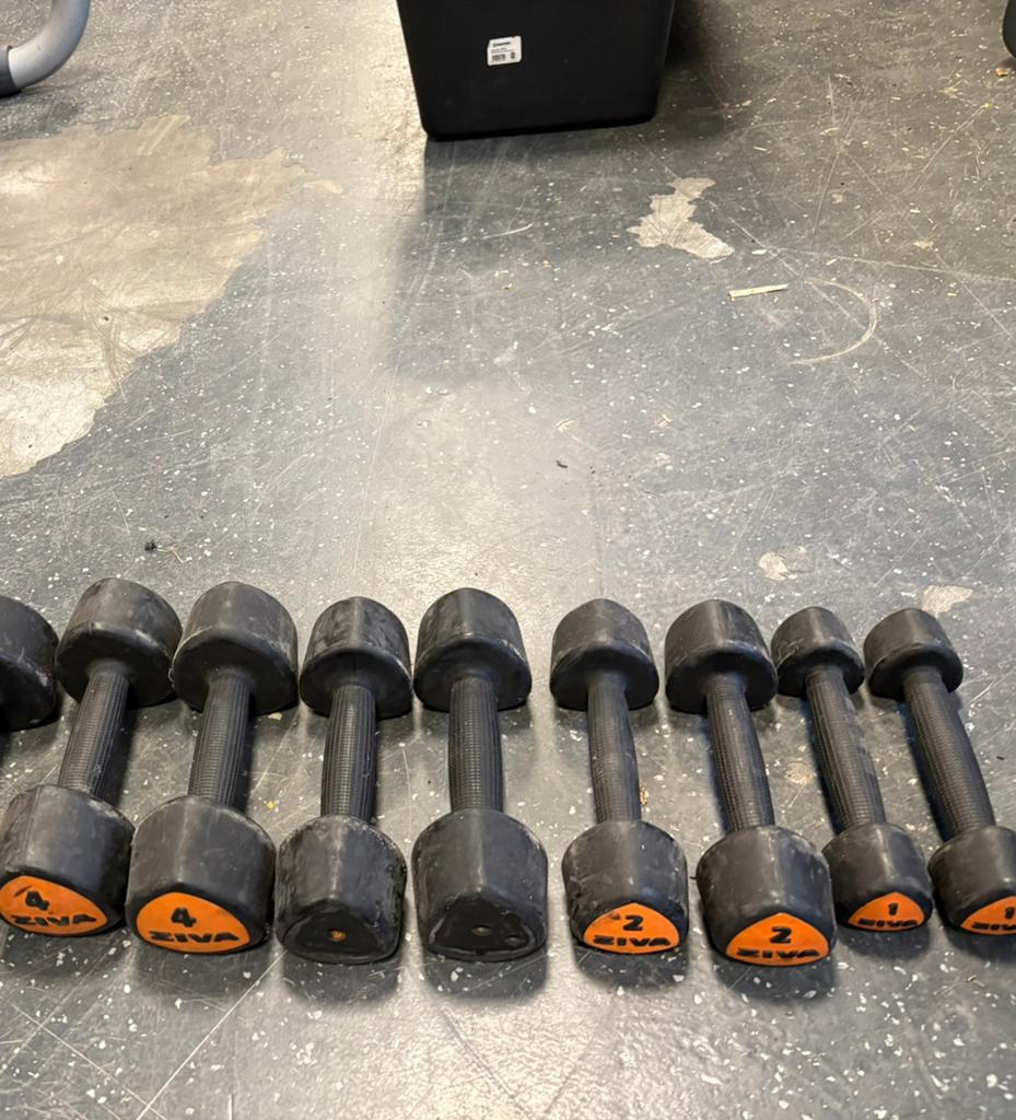 Ziva dumbbells 1-4 kg dumbbell set gewichten, Dumbbell, Gebruikt, Dumbbells, Ziva