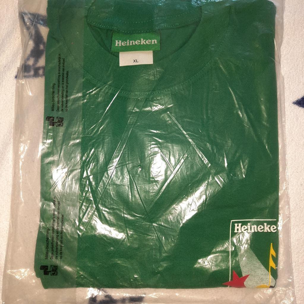 Heineken T shirt, Kleding | Heren, Ophalen, Nieuw, Maat 56/58 (XL), Groen