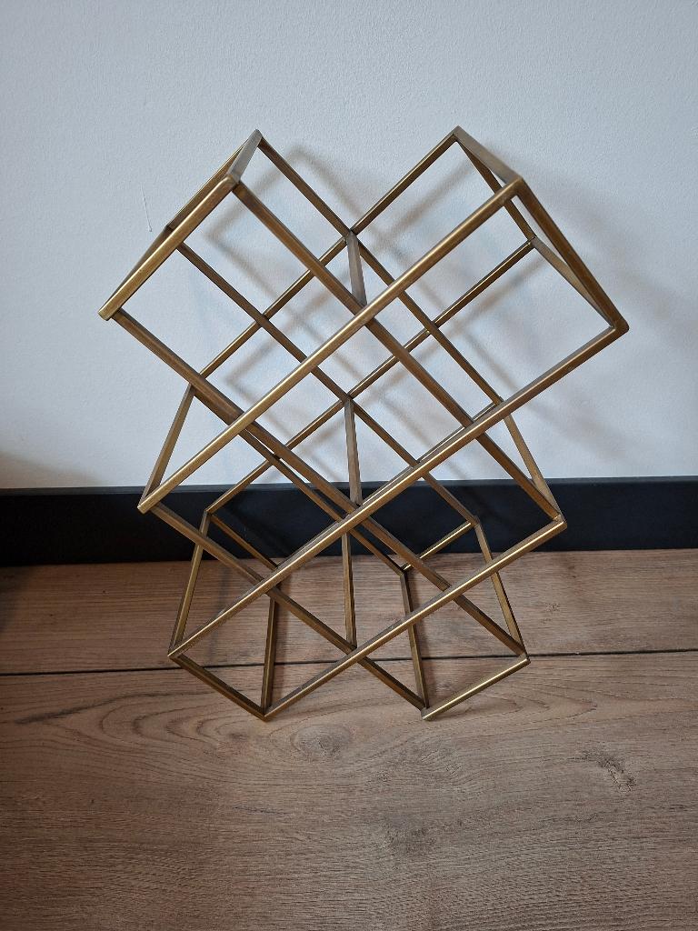 Wijnrek, Huis en Inrichting, Woonaccessoires | Wijnrekken, Ophalen, 5 tot 15 flessen, Nieuw, Metaal