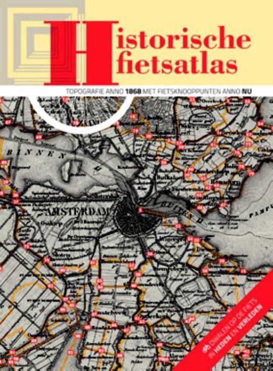 Historische fietsatlas Topografie anno 1868 met, Ophalen of Verzenden, Zo goed als nieuw