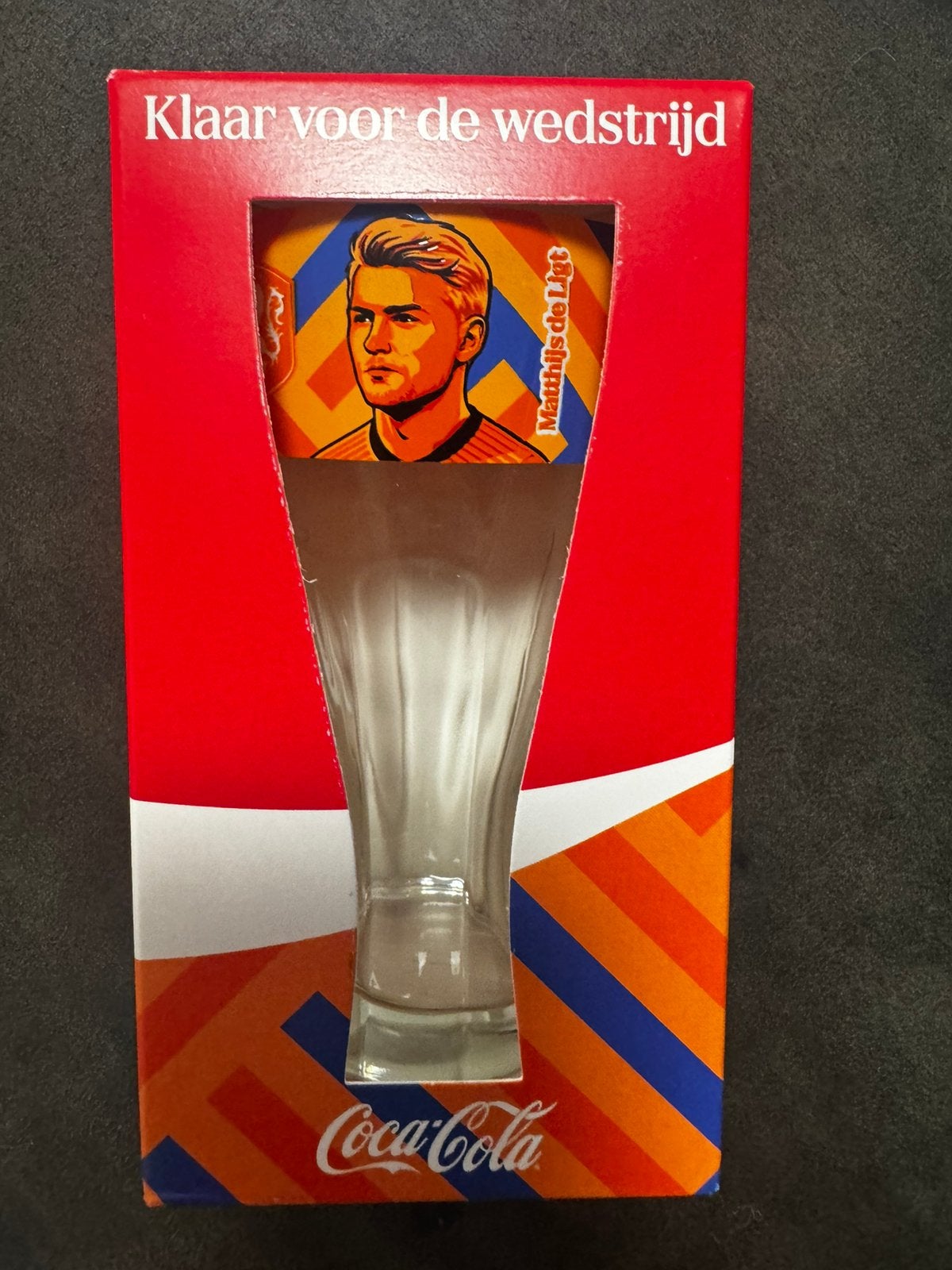 Coca Cola WK 2026 Glazen Matthijs de Ligt, Ophalen of Verzenden, Nieuw, Ajax