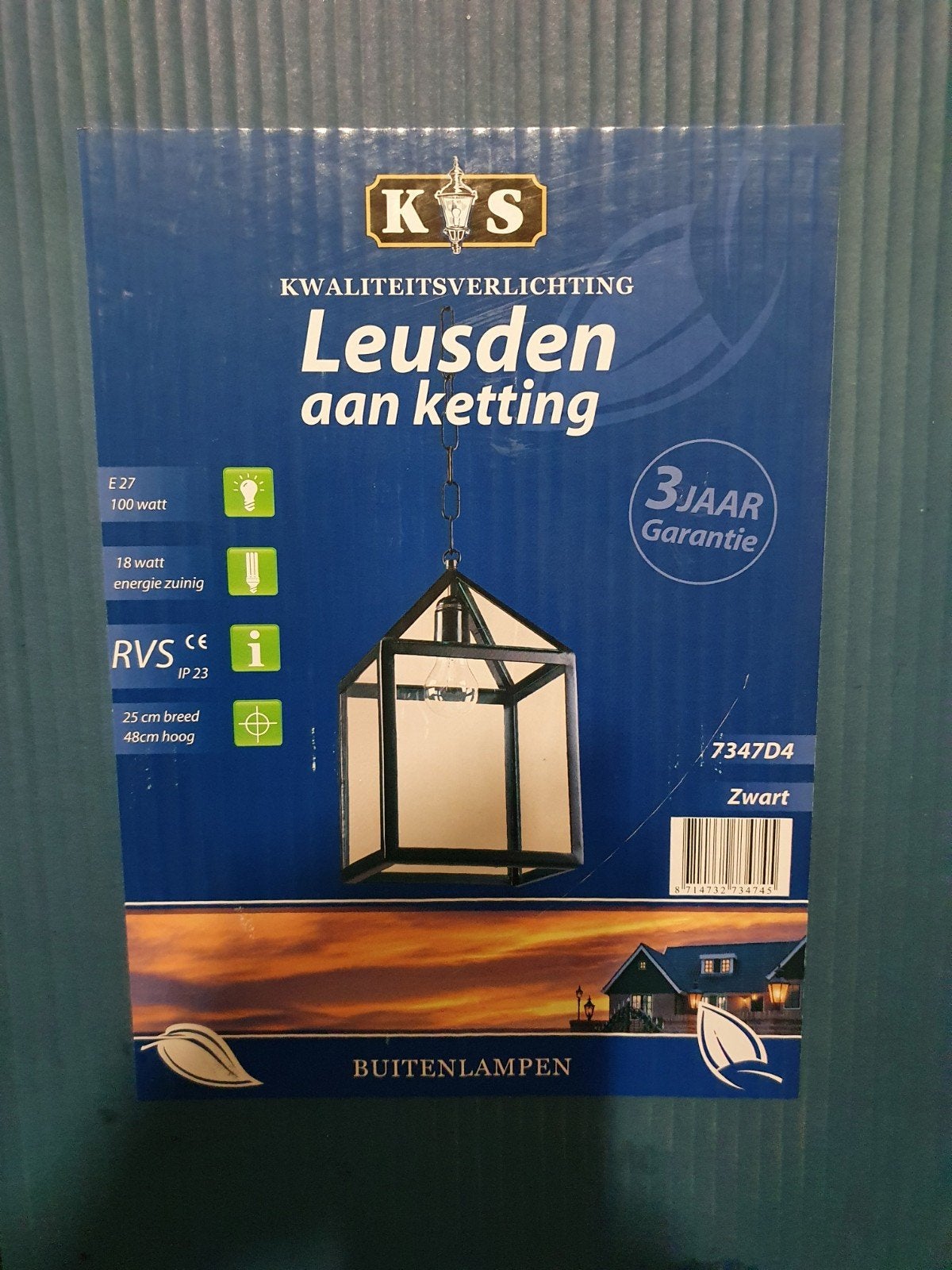 Leusden aan ketting lamp, Ophalen of Verzenden, Nieuw, Metaal