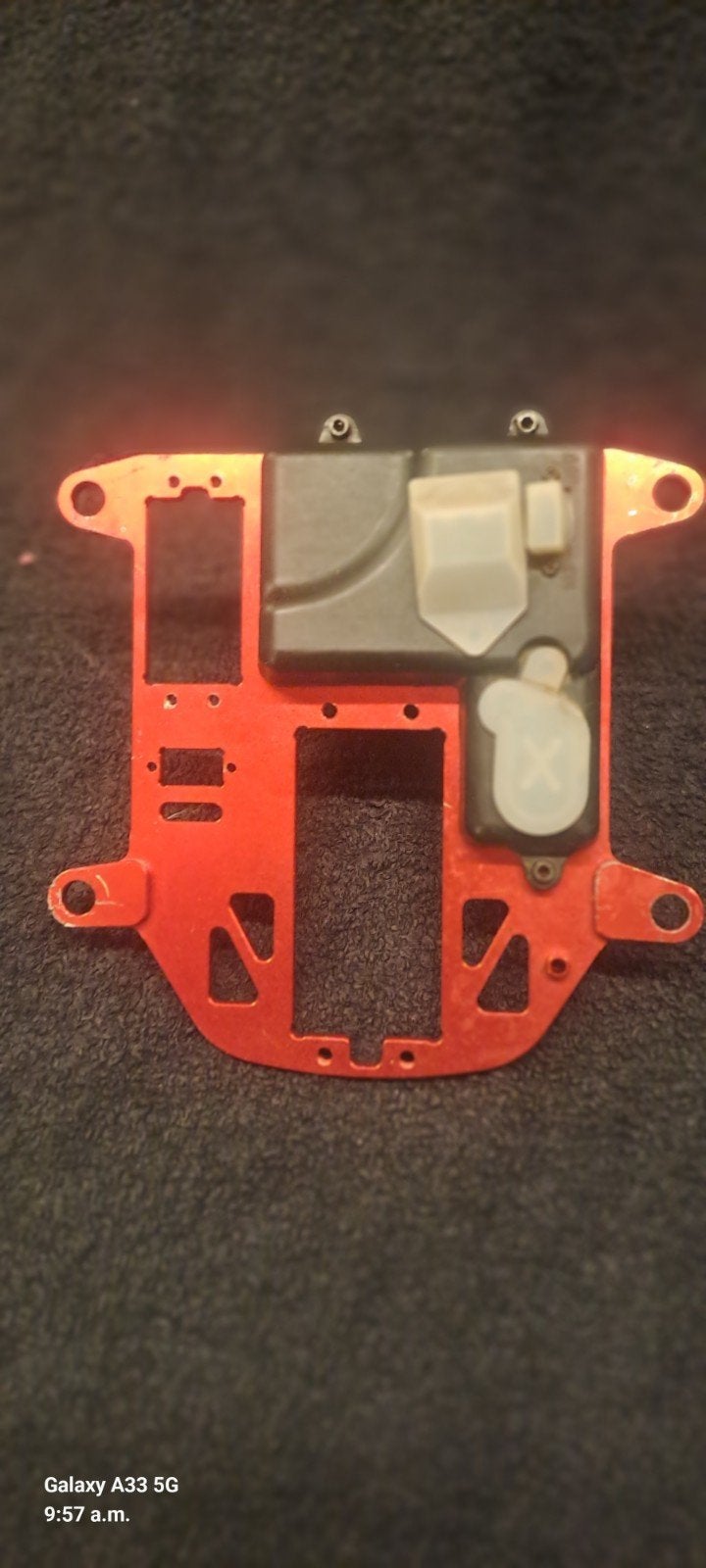 alu servoplaat voor de hpi baja, Ophalen of Verzenden, Auto