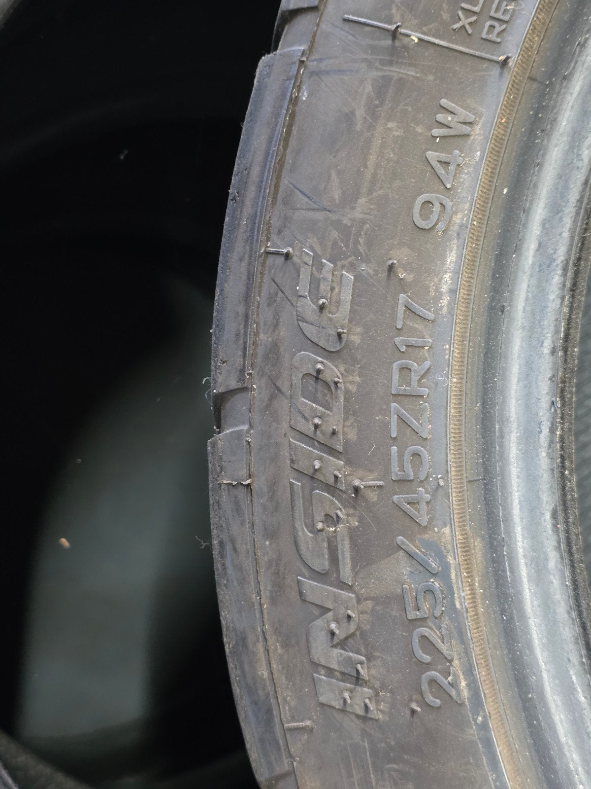 Nankang Semi-Slicks 225/45ZR17 94W, Gebruikt, 17 inch, Ophalen of Verzenden, Onbekend