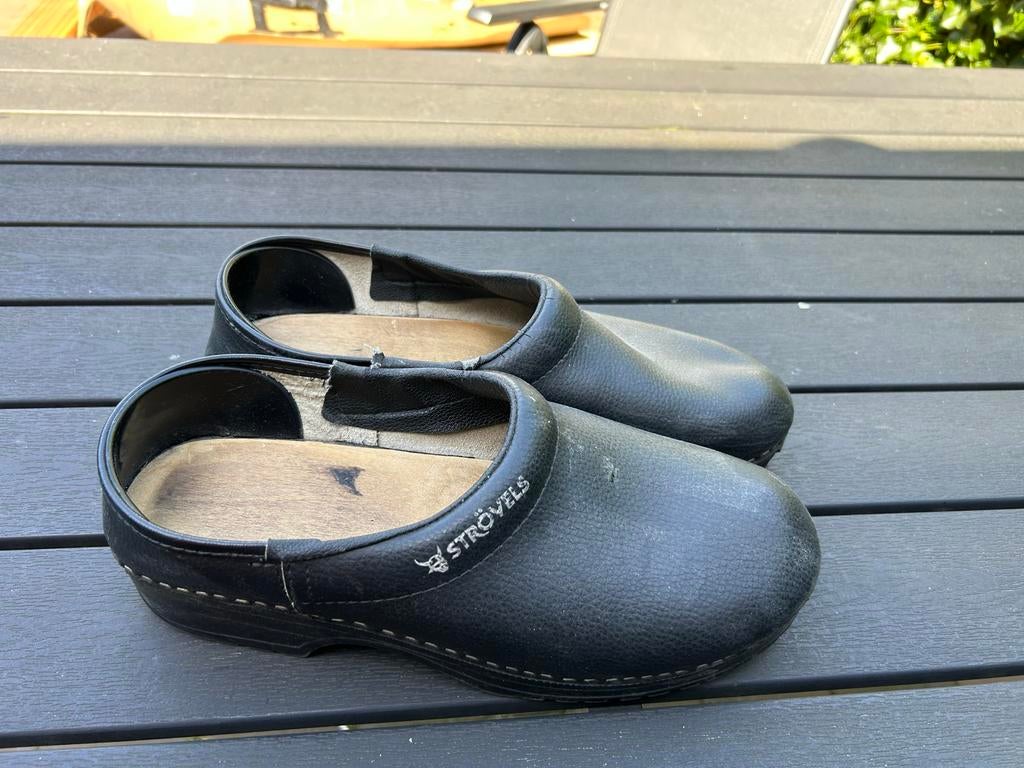 Strövels klomp, geen stalen neus mt 47, Ophalen, Zo goed als nieuw, Zwart, Werkschoenen