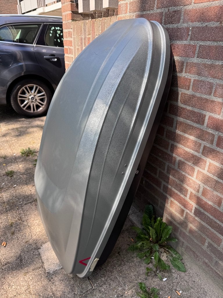 G3 Spark 320 Dakkoffer Grijs Metallic + G3 Dakdragers, Auto diversen, Dakkoffers, Ophalen, Zo goed als nieuw