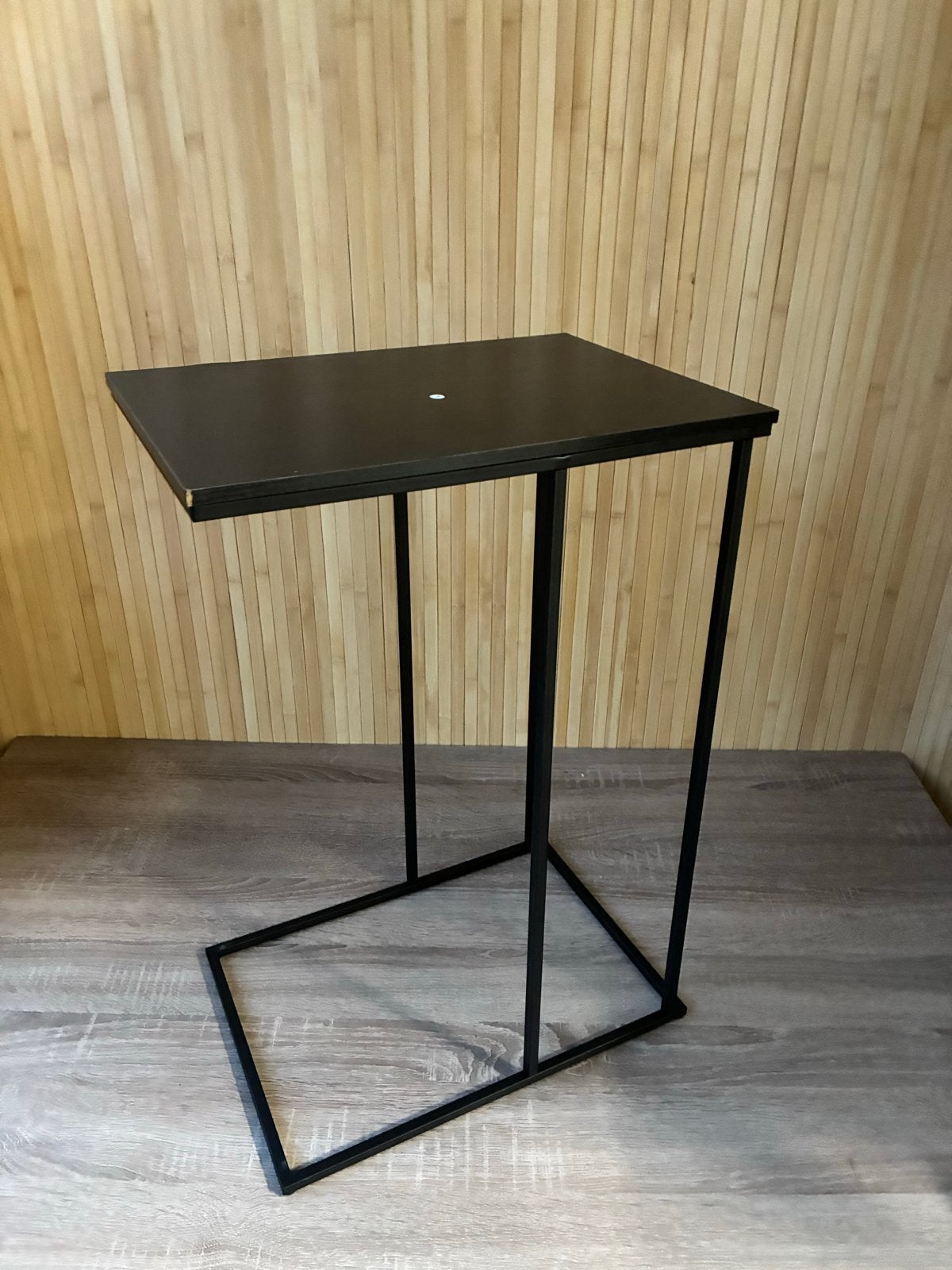 Bijzettafel / laptoptafel met lichte schade, Minder dan 55 cm, Gebruikt, Metaal of Aluminium, Rechthoekig