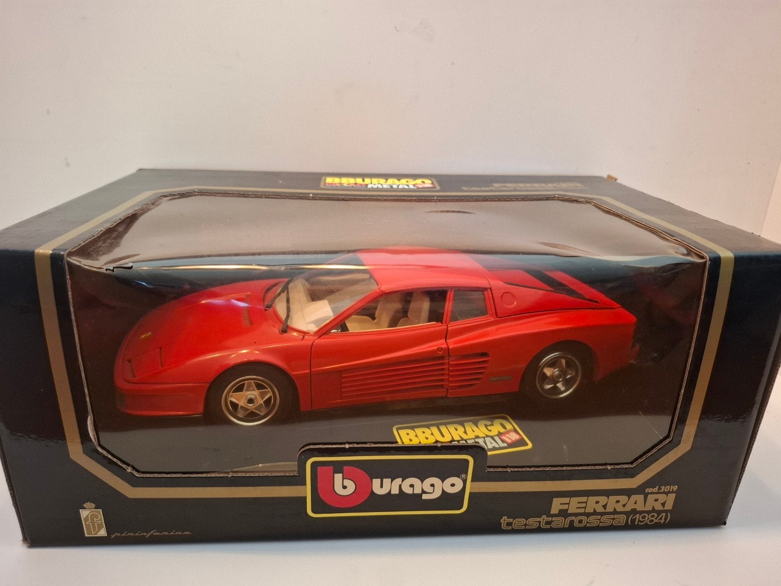 Ferrari Testa Rossa, Ophalen of Verzenden, Zo goed als nieuw, Auto, Bburago