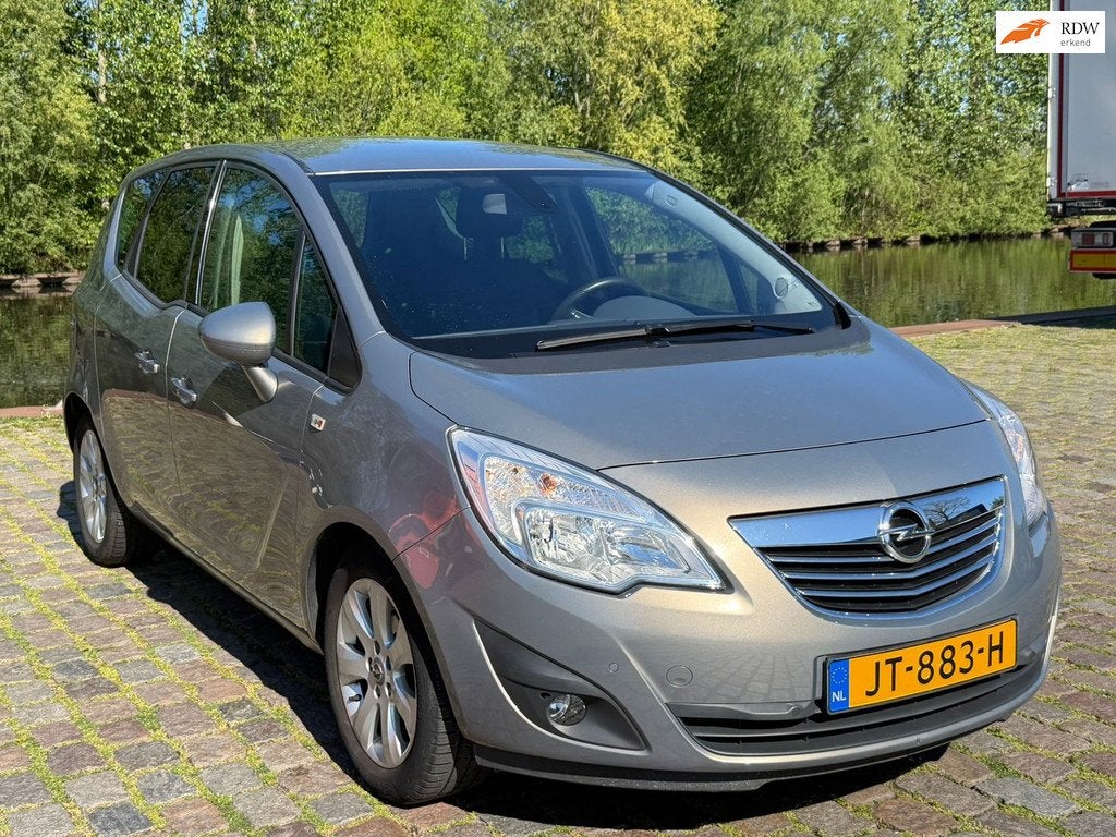 Opel Meriva 1.4 Turbo Cosmo Automaat 1e eigenaar cruis contr, Gebruikt, Euro 6, 4 cilinders, Bruin